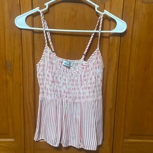Hollister v-neck babydoll tank